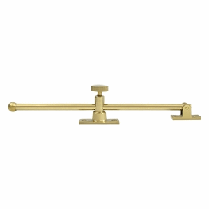 10 Inch Solid Brass Standard Casement Stay Adjuster (Polished Brass) DELTANA