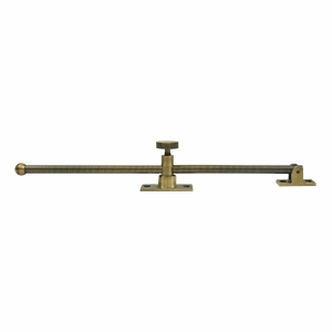 12 Inch Solid Brass Standard Casement Stay Adjuster (Antique Brass Finish) DELTANA