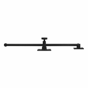 12 Inch Solid Brass Standard Casement Stay Adjuster (Matte Black Finish) DELTANA