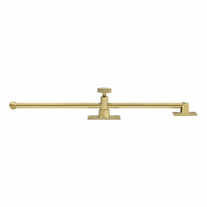 12 Inch Solid Brass Standard Casement Stay Adjuster (Polished Brass) DELTANA