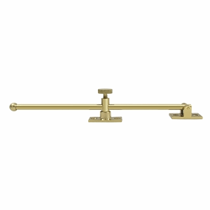 12 Inch Solid Brass Heavy Duty Casement Stay Adjuster (Polished Brass Finish) DELTANA