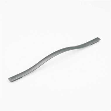 13 3/8 Inch (11 3/8 Inch c-c) Skyevale Cabinet Pull (Milano Silver Finish) SCHAUB