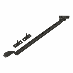 13 Inch Solid Brass Casement Stay Adjuster (Oil Rubbed Bronze Finish) DELTANA