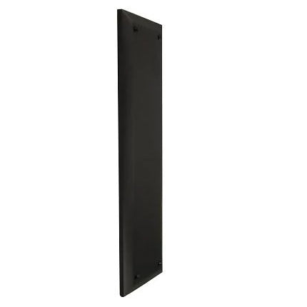 10 Inch Quaker Style Push Plate (Flat Black) COPPER MOUNTAIN HARDWARE