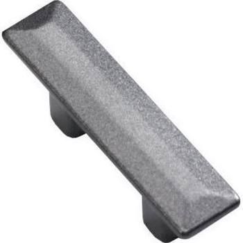 2 1/2 Inch (1 1/4 Inch c-c) Skyevale Cabinet Pull (Milano Silver Finish) SCHAUB