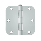 3 1/2 Inch x 3 1/2 Inch Steel Hinge (Chrome Finish) DELTANA