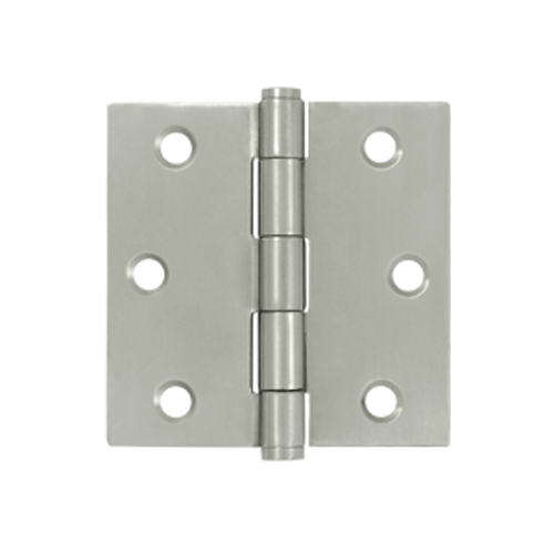 3 Inch x 3 Inch Stainless Steel Hinge (Brushed Finish) DELTANA