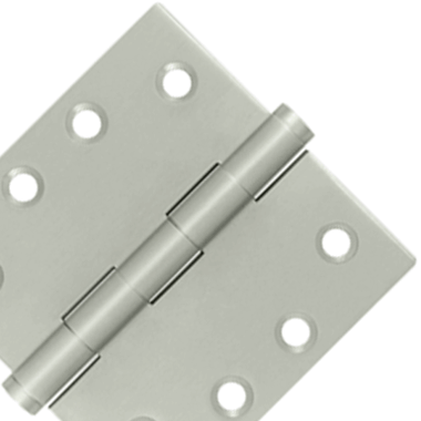 4 Inch x 4 Inch Stainless Steel Hinge (Brushed Finish) DELTANA