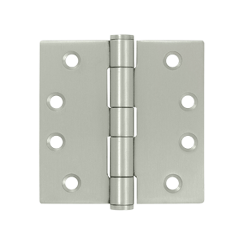 4 Inch x 4 Inch Stainless Steel Hinge (Polished Chrome Finish) DELTANA