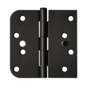 4 Inch x 4 Inch Steel Hinge (5/8 Radius x Square Corner, Oil Rubbed Bronze Finish) DELTANA