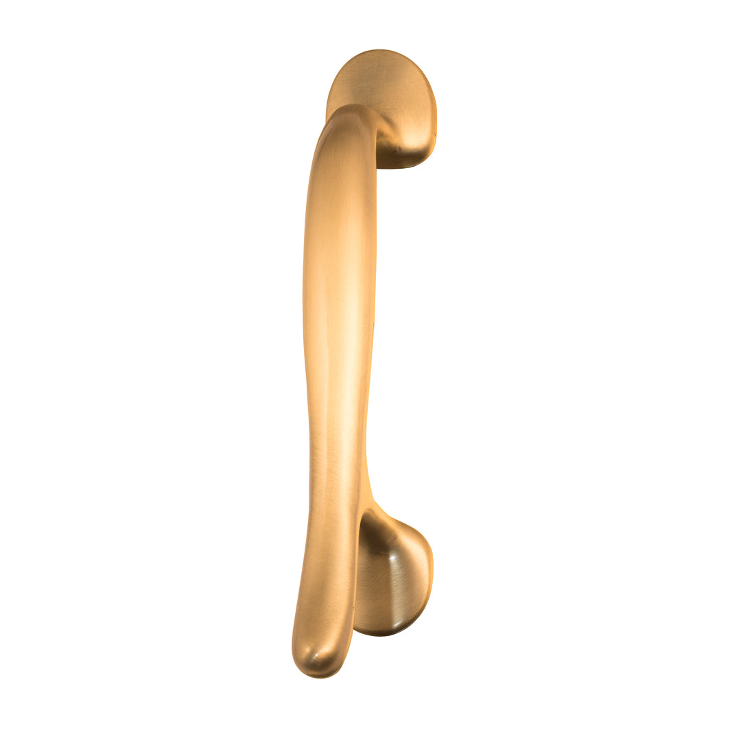 8 3/4 Inch Overall (5 1/4 Inch C-C) Classic Antimicrobial Door Pull Handle (Several Finish Options) COPPER MOUNTAIN HARDWARE