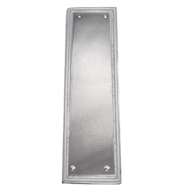 10 Inch Solid Brass Classic Style Push Plate (Polished Chrome Finish) COPPER MOUNTAIN HARDWARE