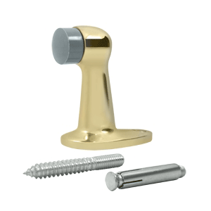 Floor Mounted Bumper Door Stop (Polished Brass Finish) DELTANA