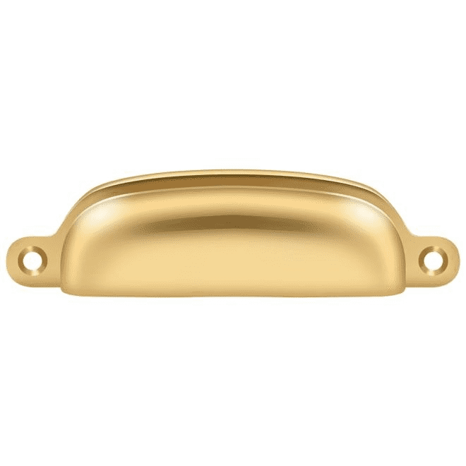 Exposed Shell Cup Pull 4 Inch (Several Finishes Available) DELTANA
