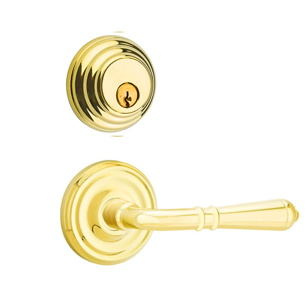 Emtek Regular Low Profile Entryway Set with Turino Lever (Several Finishes Available) EMTEK