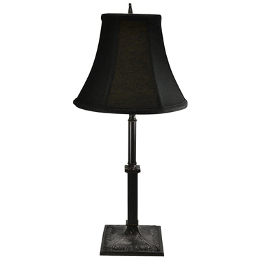 21 Inch Solid Brass French Table Lamp (Oil Rubbed Bronze Base) COPPER MOUNTAIN HARDWARE