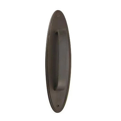 11 Inch Traditional Oval Style Door Pull (Oil Rubbed Bronze) COPPER MOUNTAIN HARDWARE