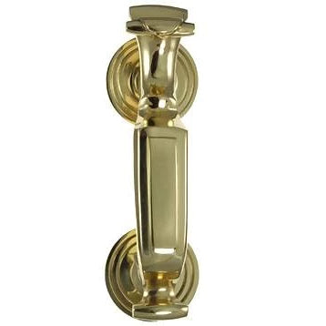 8 Inch (5 1/2 Inch c-c) Tall Traditional Doctor's Door (Polished Brass Finish) Copper Mountain Hardware