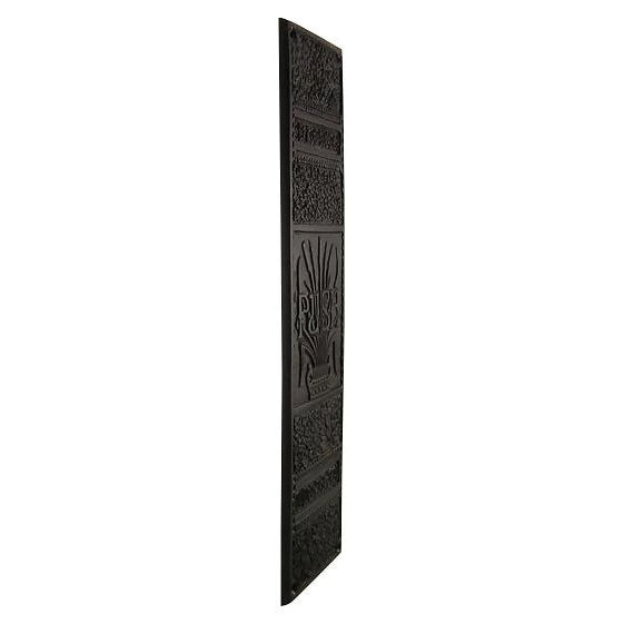 11 3/4 Inch Cattails Ornate Push Plate (Oil Rubbed Bronze Finish) COPPER MOUNTAIN HARDWARE