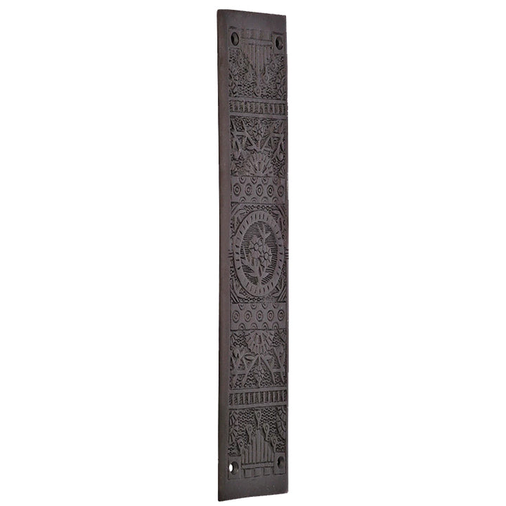 11 1/4 Inch Eastlake Solid Brass Push Plate (Oil Rubbed Bronze Finish) COPPER MOUNTAIN HARDWARE