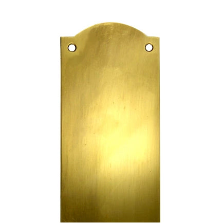 12 Inch Solid Brass Oval Push Plate (Antique Brass Finish) COPPER MOUNTAIN HARDWARE