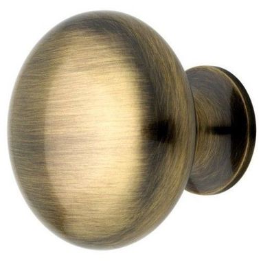 1 1/4 Inch Round Brass Cabinet Knob (Antique Brass) Finish COPPER MOUNTAIN HARDWARE