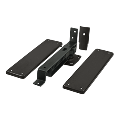 Double Action Solid Brass Spring Hinge (Oil Rubbed Bronze Finish) DELTANA