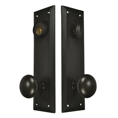 Quaker Style Deadbolt Entryway Set (Oil Rubbed Bronze) COPPER MOUNTAIN HARDWARE