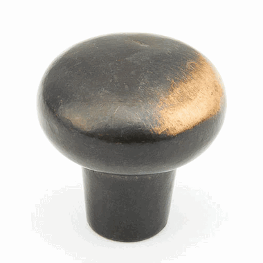 1 1/4 Inch Mountain Round Knob (Ancient Bronze Finish) SCHAUB