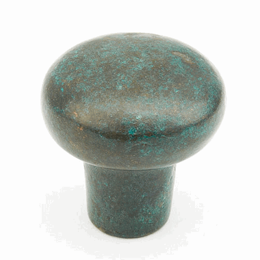 1 1/4 Inch Mountain Round Knob (Verde Imperiale Finish) SCHAUB