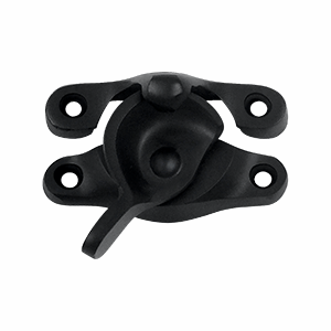 Solid Brass Window Sash Lock 1 inch X 2 5/8 inch (Matte Black Finish) DELTANA